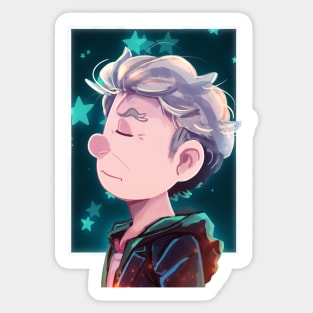 12th Doctor and Stars Sticker